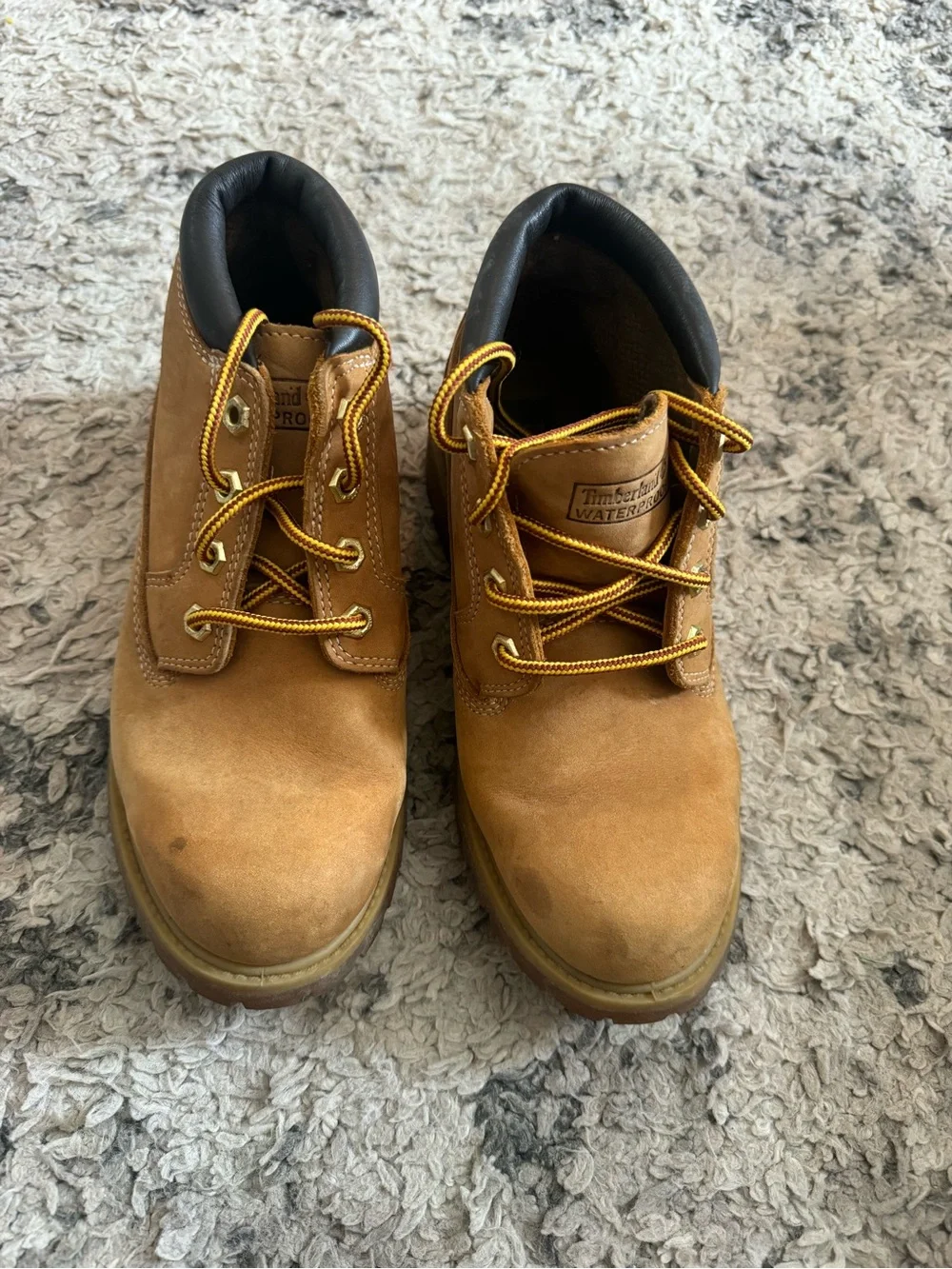 Timberland Wheat Nubuck Men’s Lace-Up Work Boots